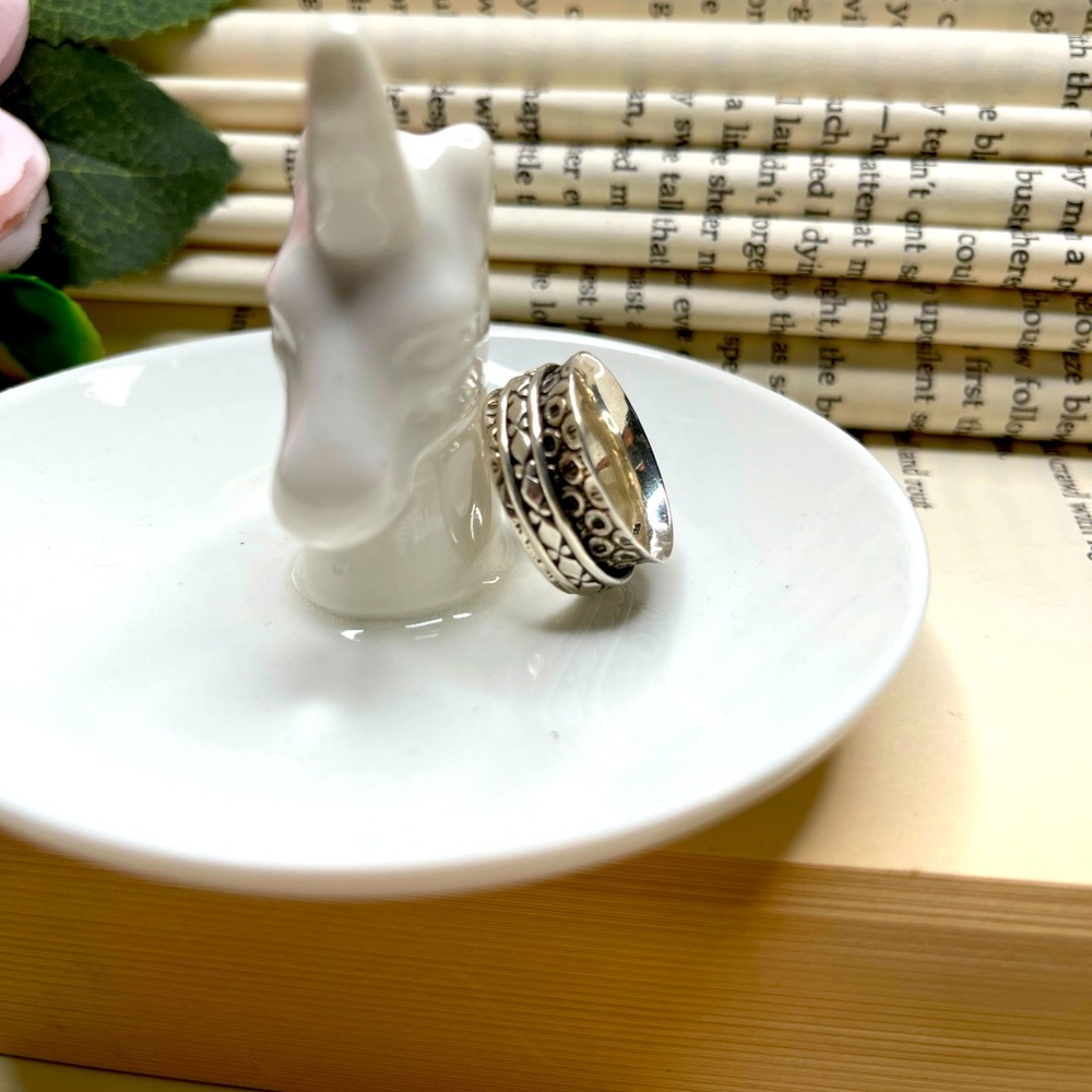 🌟HOST PICK!!🌟🌸Sterling Silver Spinner Ring🌸